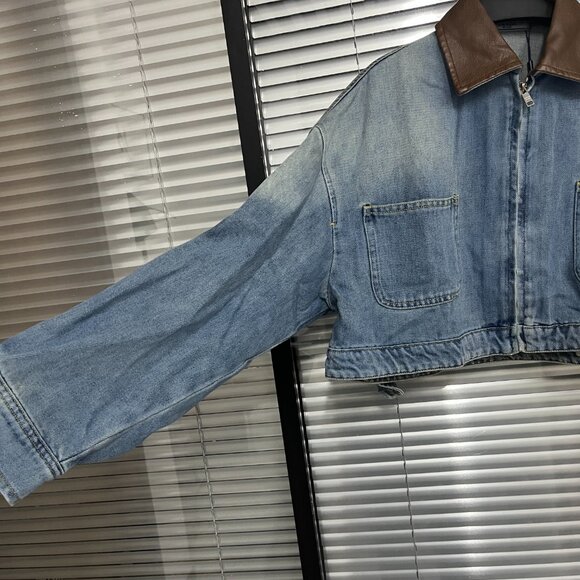 Prada blue-brown denim jacket - Picture 3 of 11